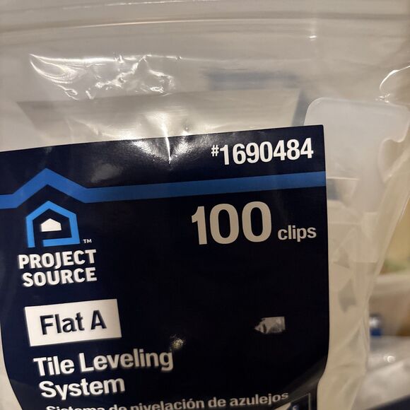 Lot Of 9 NEW Project Source Flat A Floor Tile Leveling System Clips 1690484 =900 - Picture 3 of 4